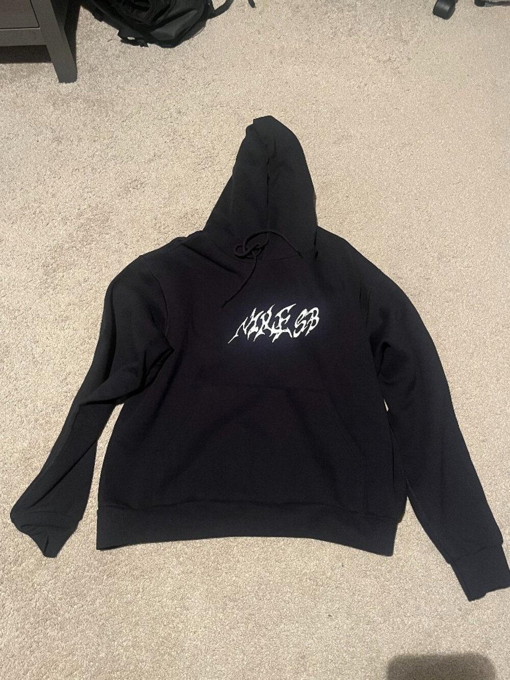 Nike SB Graphic Black Hoodie Men's Medium